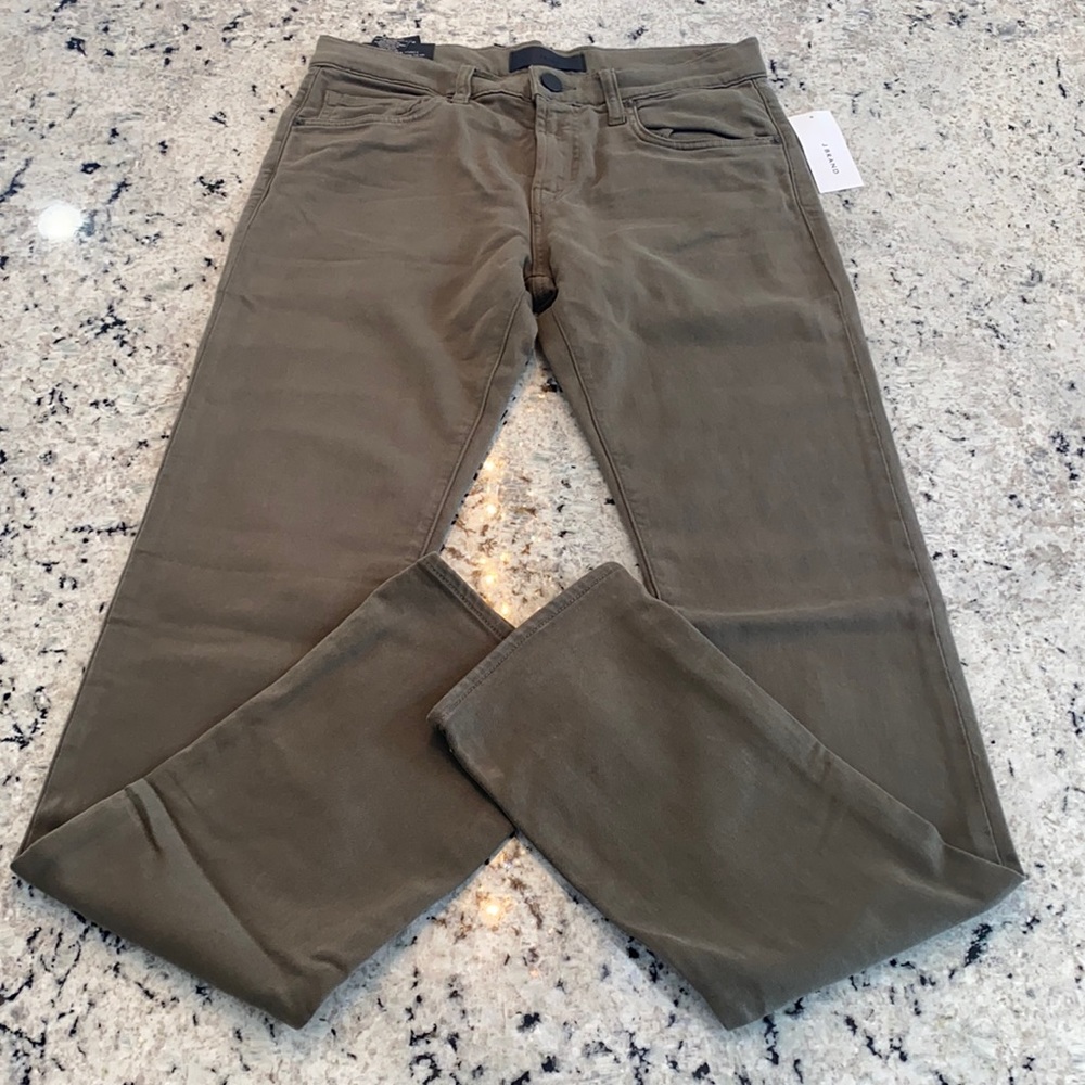 J Brand Kane Straight Fit French Terry Jeans Size 29